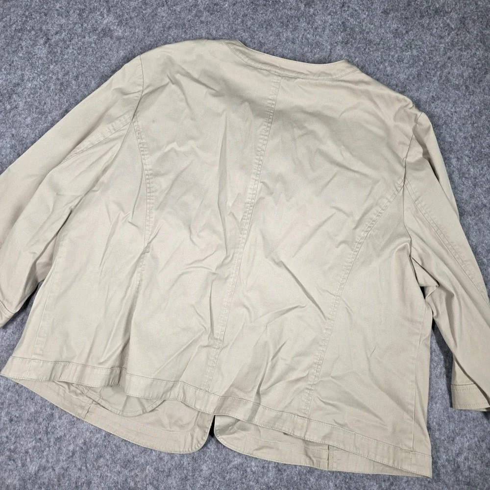 Talbots jacket khaki